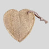 Natural Loofah Body Scrubber- Pack of 2 - Heart Shape