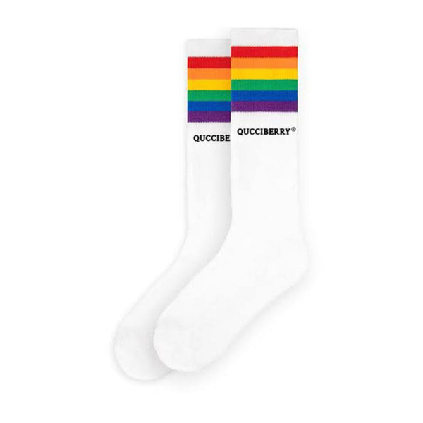 Rainbow Socks - 2 Pairs, Ideal for Formal and Casual Wear, Premium Cotton, Multicolor, Soft, Comfortable, Durable, Stylish, Muticolour