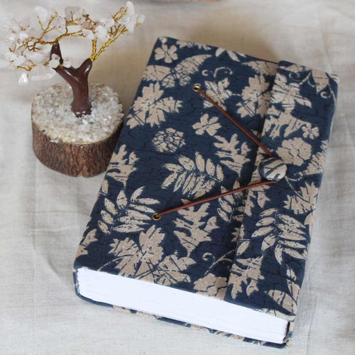 Recycled Paper Vintage Journal (BLUE) - Jumbo