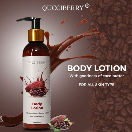 Cocoa Butter Body Lotion â€“ Hydrating, Nourishing, and Moisturizing for Soft, Smooth, and Healthy Skin, Suitable for All Skin Types, Daily Use, Unisex, Perfect for Year-Round Care, 200 ML