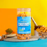 Crack A Nut's Tamarind Chutney Roasted Chickpea Puffs, Tasty & Nutritious Snack, Rich in Protein & Low in Sugar, Lightly Roasted Chickpea Delight, Ideal for Cravings & Guilt-Free Enjoyment, 100g