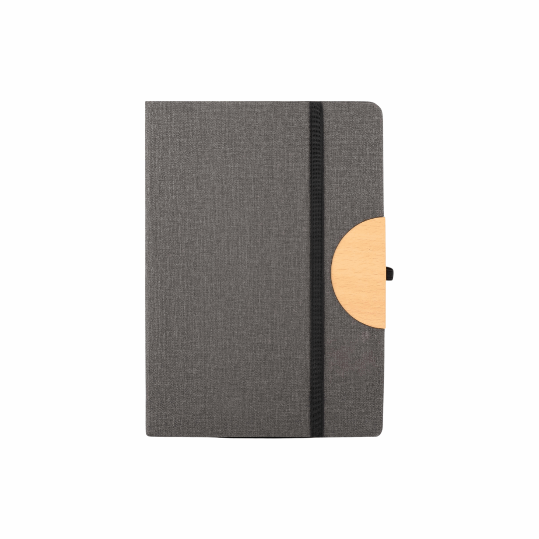 Bamboo A5 Journal Notebook | Customizable Gift for Executives, Travelers & Special Occasions (192 Pages, 80 GSM)