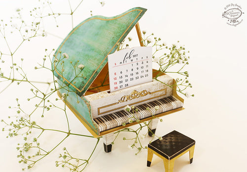 DIY Sewing Machine Desk Calendar, Fun Craft Kit, Perfect for Office DÃ©cor, Creative DIY Calendar