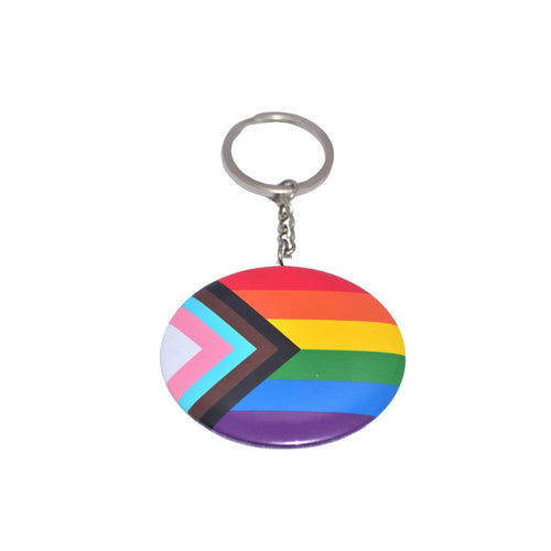 LGBTQ+ Flag Keychain â€“ Bold Colors, Durable PVC Material, Heat-Safe, BPA-Free,  Lightweight, Celebrate Diversity