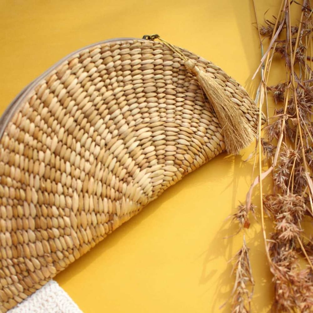 Purse - Water Reed (Kauna Grass) Medium, Medium Size, Eco-friendly, Handmade Accessories, Traditional Bag