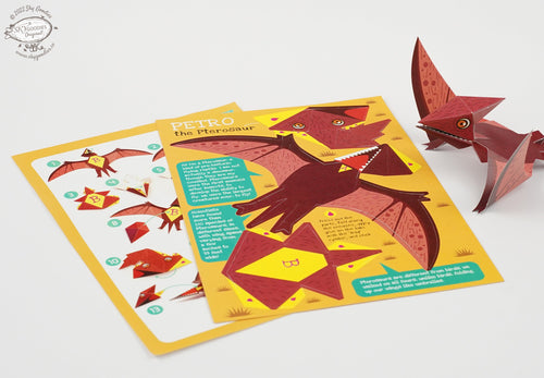 DIY Mini Dino, Fun Craft Kit, Ideal for Kids' DÃ©cor, Creative DIY Project,  (BOX SET 1 - Set of 6 )