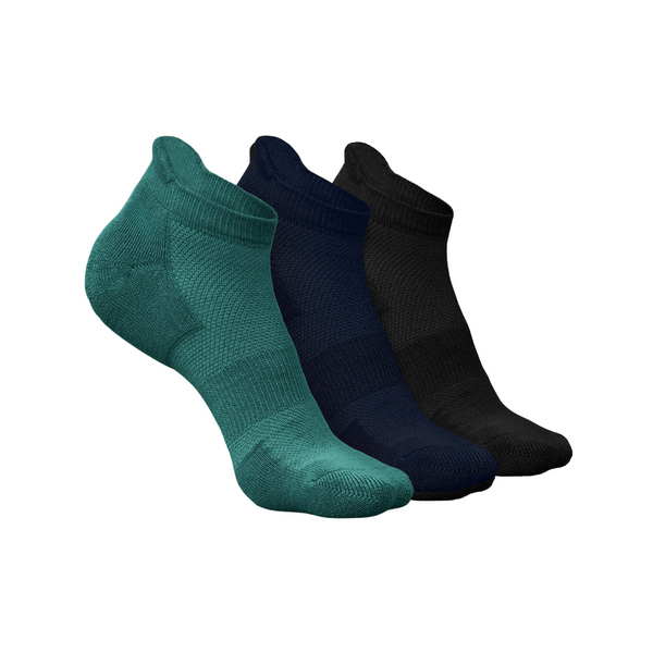 Chaussettes en bambou pour hommes jusqu'à la cheville - 3 paires