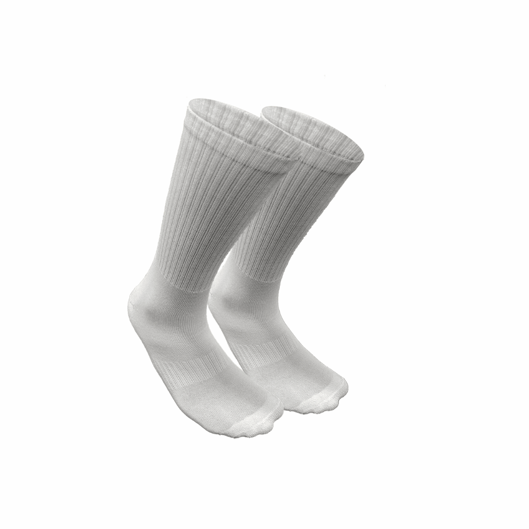 Athletic Crew Socks for Men | Running Crew Length Socks - Pack of 6