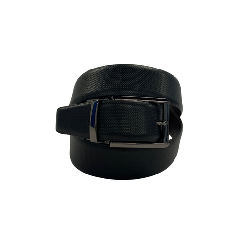 Ceinture réversible en cuir pleine fleur pour homme avec boucle à ardillon