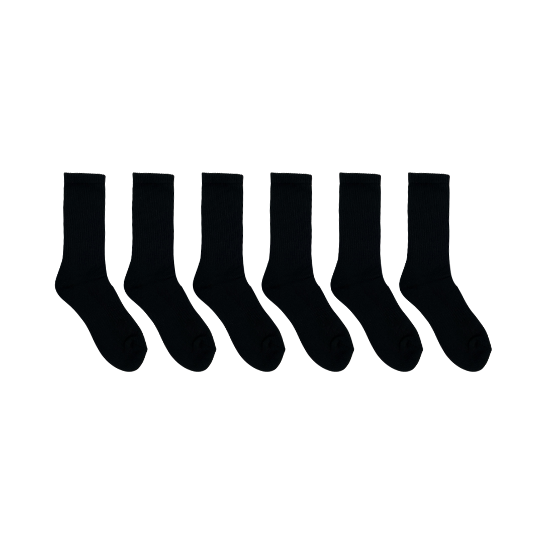 Sportliche Crew-Socken für Herren | Laufsocken in Crew-Länge – 6er-Pack