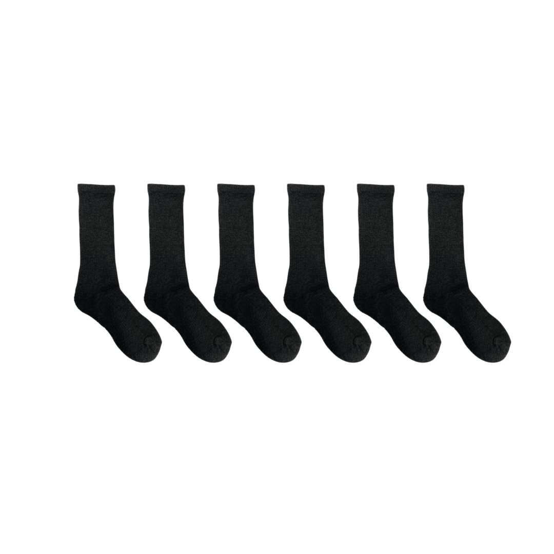 Sportliche Crew-Socken für Herren | Laufsocken in Crew-Länge – 6er-Pack