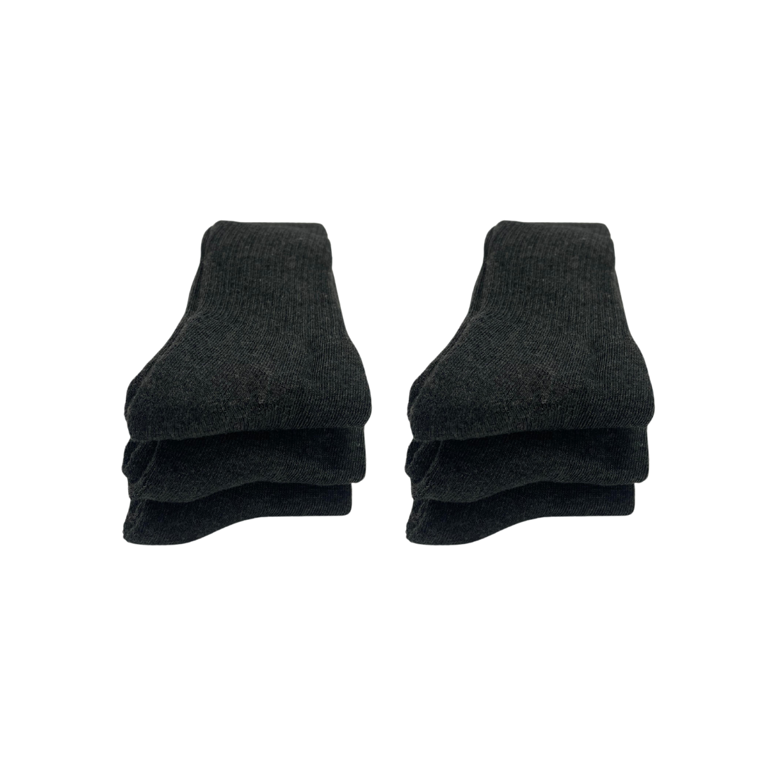 Chaussettes de sport pour hommes | Chaussettes de course mi-mollet - Lot de 6