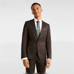 Congo Brown 2-Piece Business Suit for Men | Custom-Made Suit for Work & Festivals