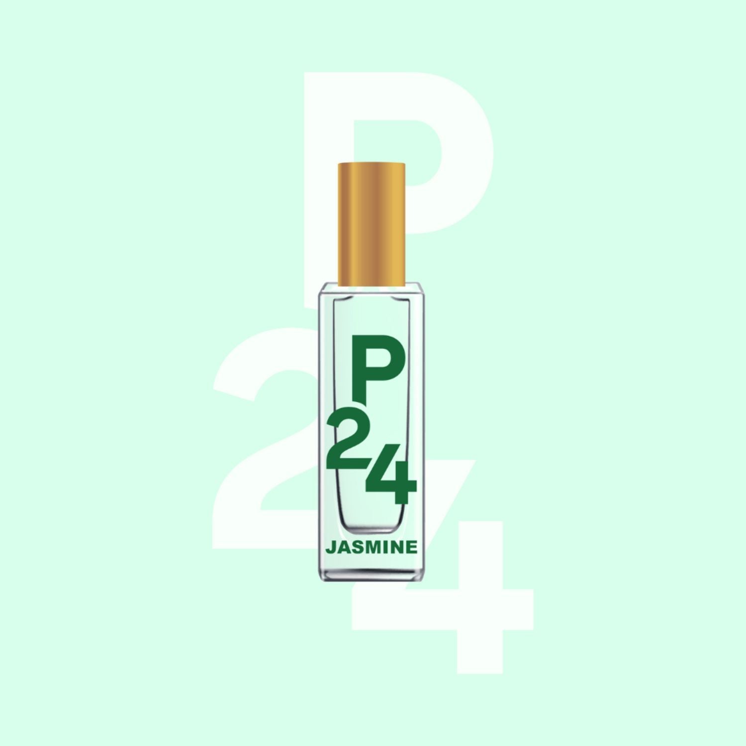 P24 Jasmine Perfume for Men and Women, Sweet and Floral Unisex Fragrance with Jasmine and White Florals, Elegant Eau de Parfum, Timeless Romantic Scent, Perfect Gift for Any Occasion (20ml)