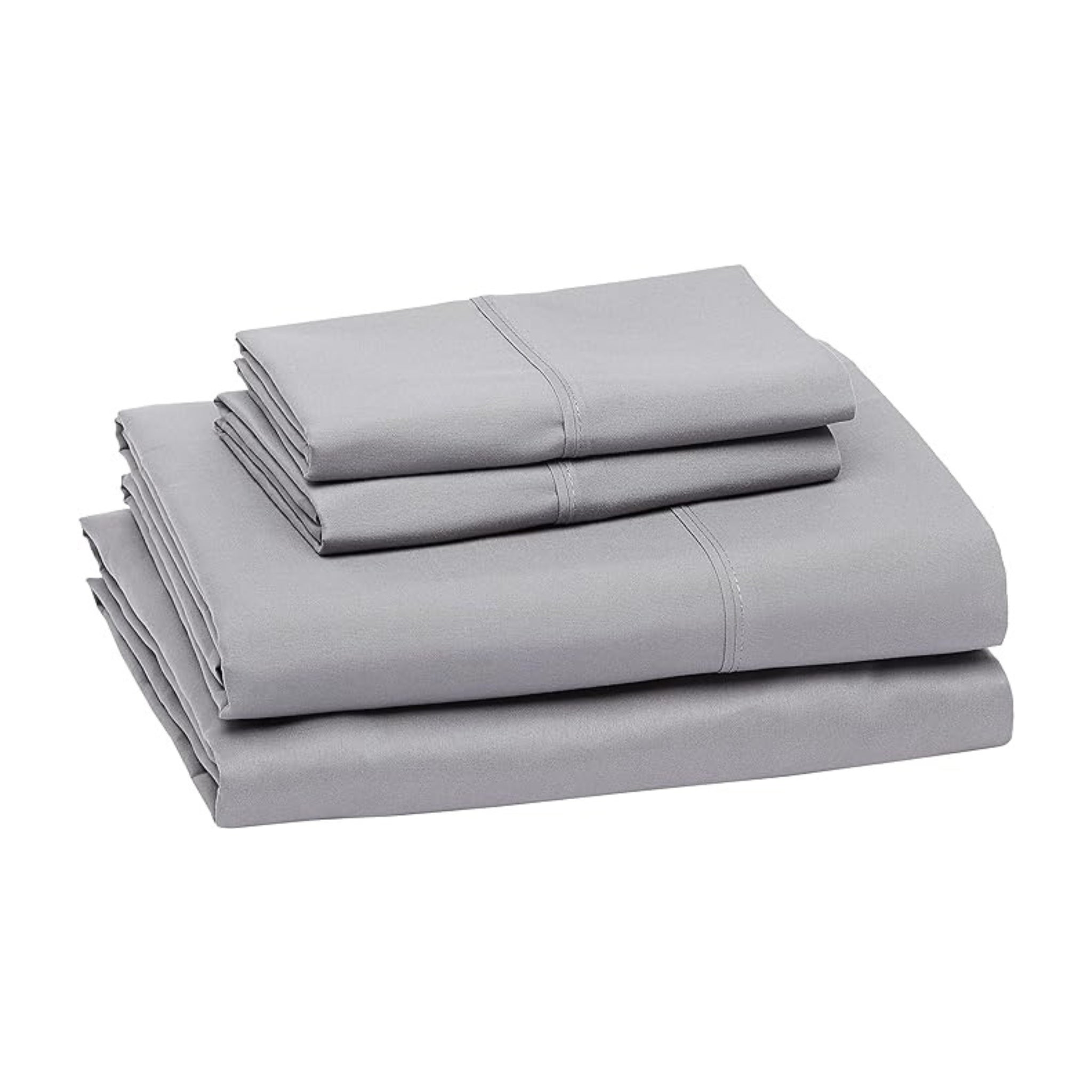 King and Queen Size Bedsheet Set with Fitted Sheet, Flat Sheet & 2 Pillow Covers | Soft 100% Egyptian Cotton with 16-Inch Deep Pockets & Breathable Fabric