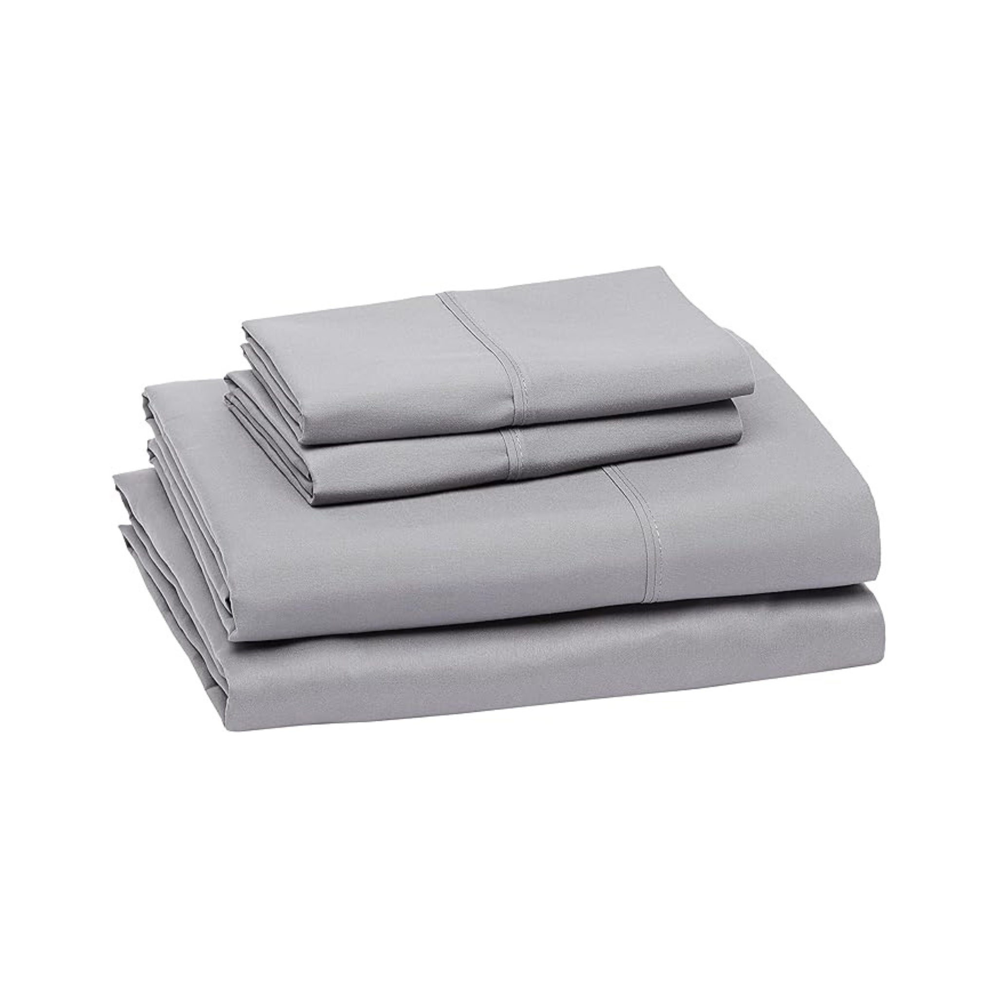 King and Queen Size Bedsheet Set with Fitted Sheet, Flat Sheet & 2 Pillow Covers | Soft 100% Egyptian Cotton with 16-Inch Deep Pockets & Breathable Fabric