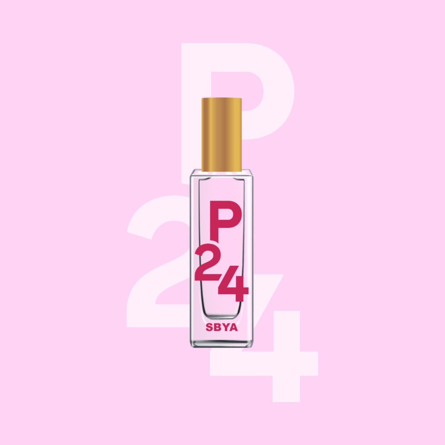 P24 Sbya Perfume for Men, Refreshing Citrus and Floral Fragrance with Dewy Roses, Green Notes, and Musk, Mild and Elegant Eau de Parfum, Timeless Signature Scent, Perfect Gift for Him (20ml)