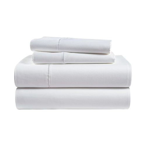 King and Queen Size Bedsheet Set with Fitted Sheet, Flat Sheet & 2 Pillow Covers | Soft 100% Egyptian Cotton with 16-Inch Deep Pockets & Breathable Fabric