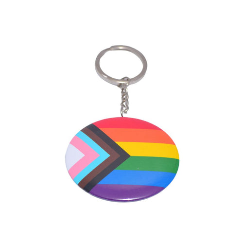 LGBTQ+ Flag Keychain â€“ Bold Colors, Durable PVC Material, Heat-Safe, BPA-Free,  Lightweight, Celebrate Diversity