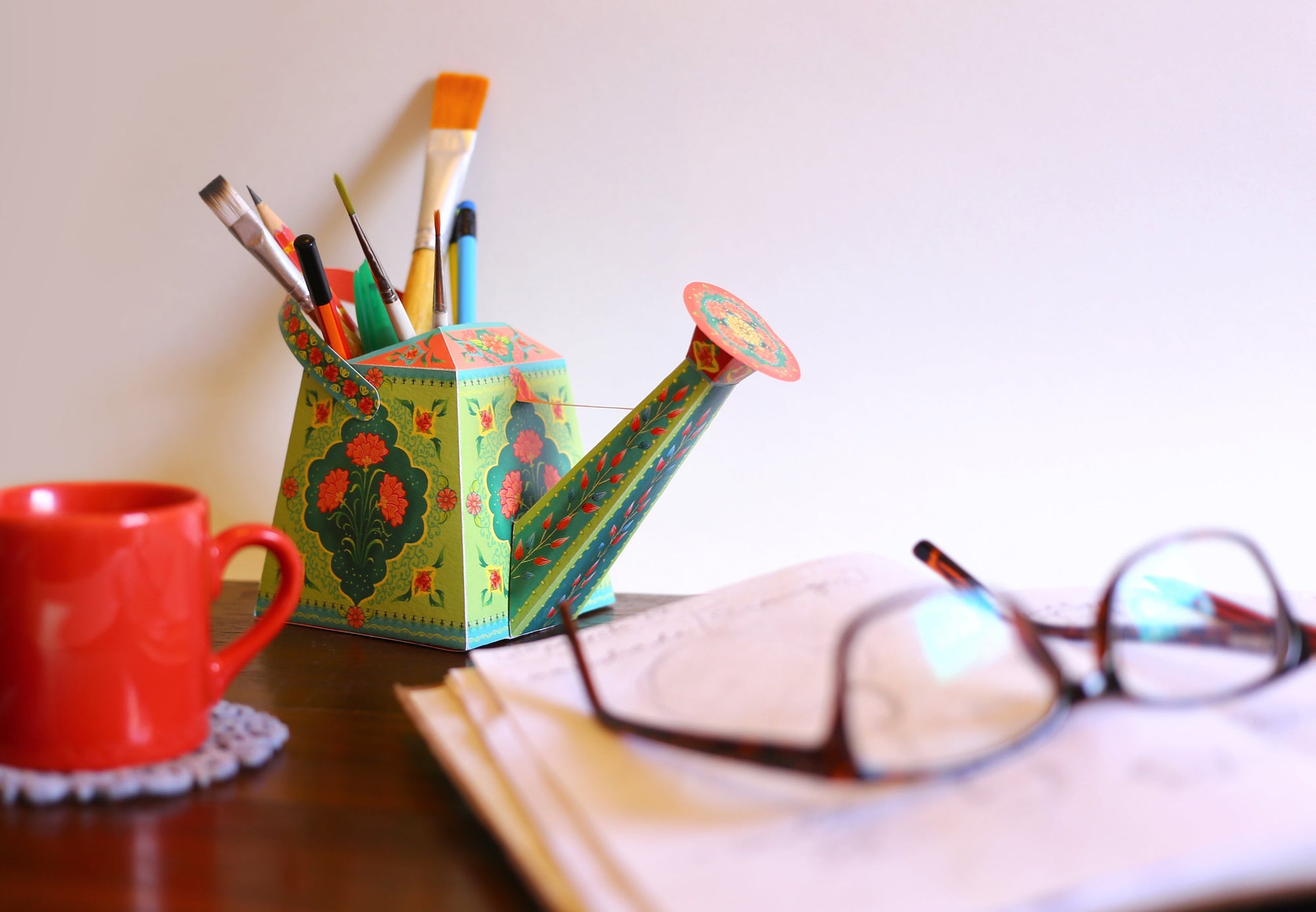 DIY Watering Can Vase / Pen Holder, Fun Craft Kit, Perfect for Desk DÃ©cor, Creative DIY Project