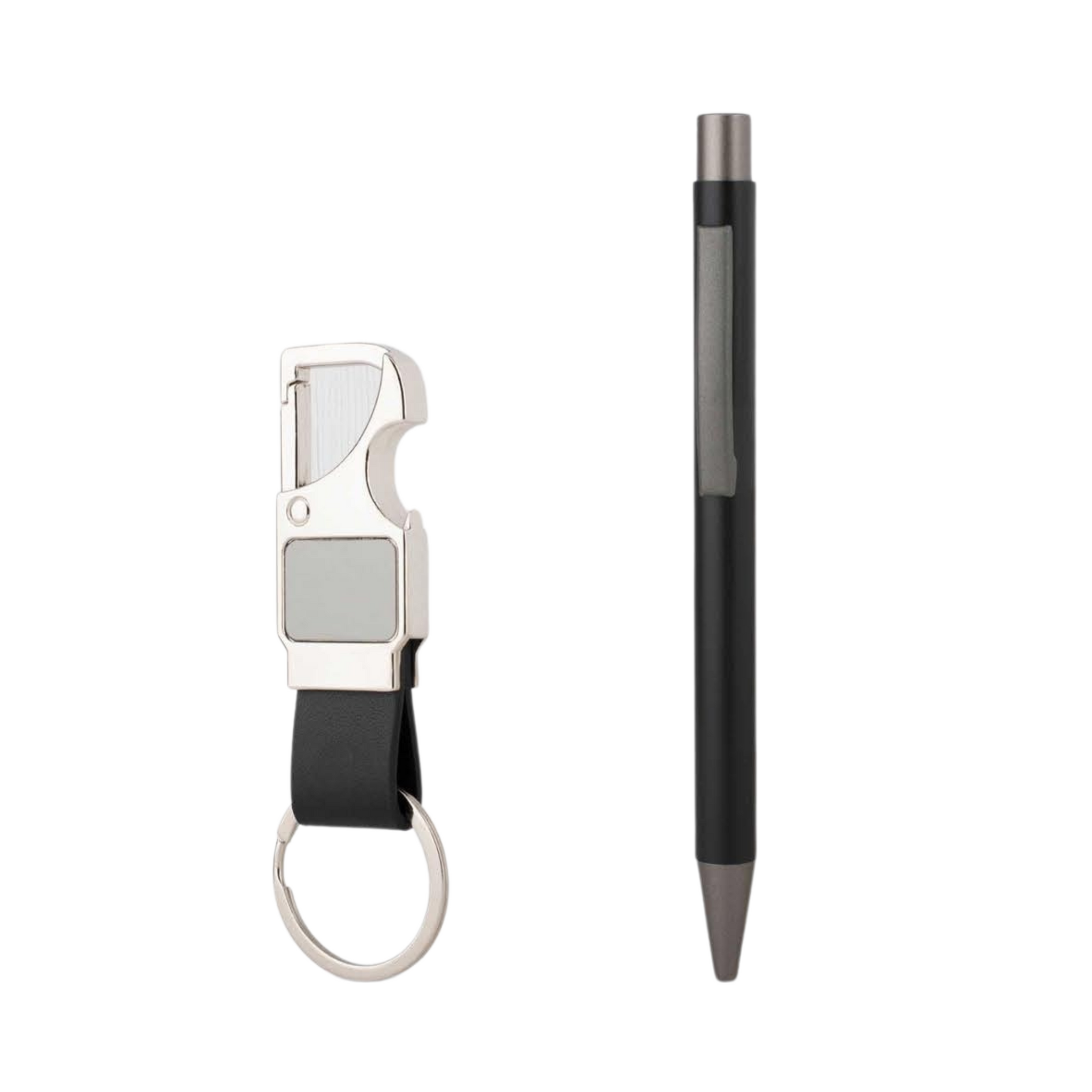 Corporate Gift Set with Metal Pen & PU Leather Keychain | Personalized Executive Gift for Professionals & Special Events