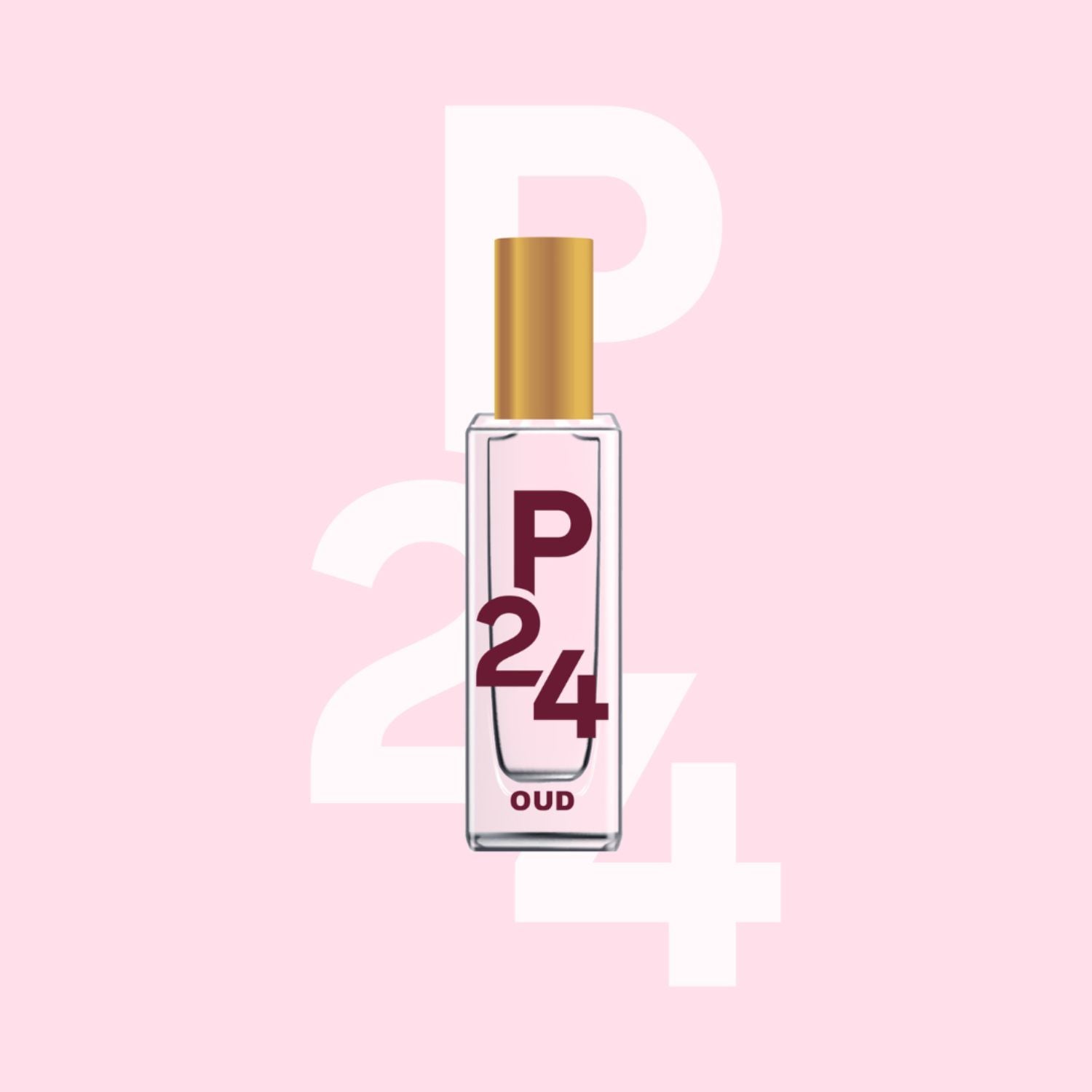 P24 P24 Oud Eau De Perfume for Men, Luxurious and Exotic Fragrance with Agarwood, Leather, and Amber, Timeless Eau de Parfum, Rich and Woody Scent for Strength and Sophistication, Perfect Gift for Him (20ml)