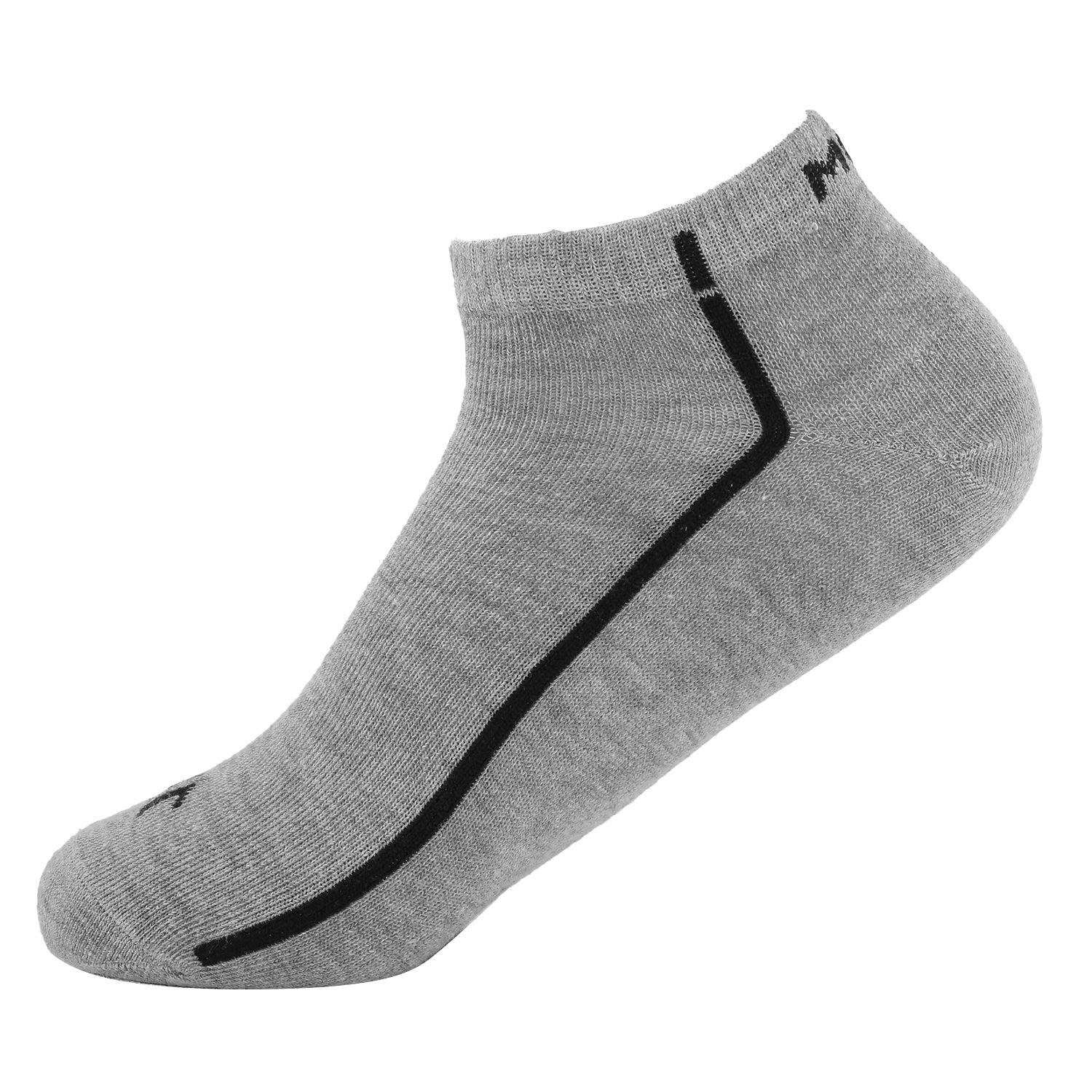 Ankle Plain Unisex Socks, Premium Cotton Blend, Comfortable, Versatile Design, Ideal for Gym & Daily Wear (Grey)