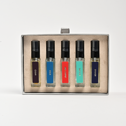 Perfume Gift Set with 5x10ml Unisex Fragrances | Luxury Scent Collection with The Red Carpet & Aquanautical Perfume for All Occasions