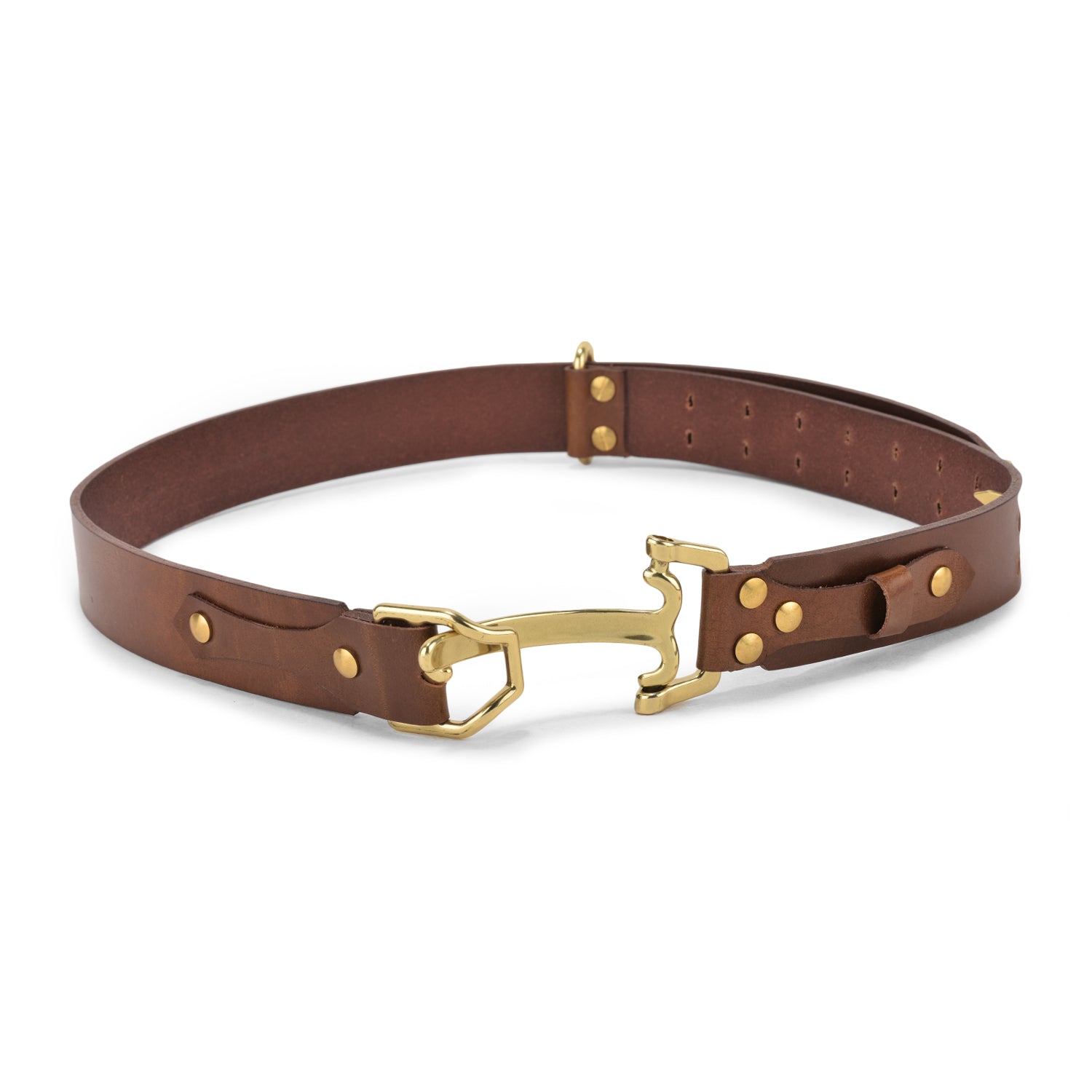 Littleton Cavalry Leather Belt, Premium Quality Leather, Stylish and Comfortable, Perfect for Everyday Use