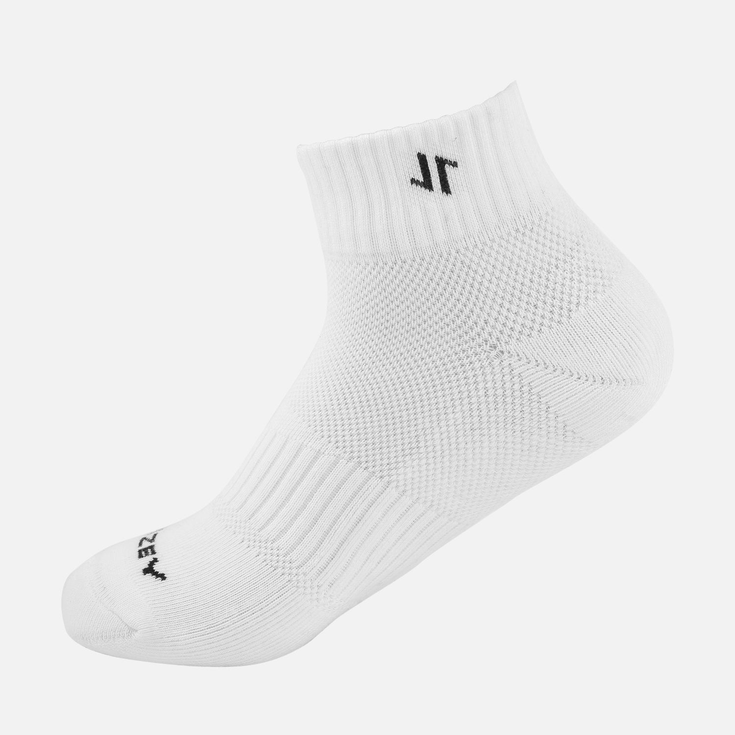 Ankle Unisex Sports Socks, Premium Cotton Blend, All-Day Comfort, Versatile Design, Ideal for Sports & Daily Wear (White)