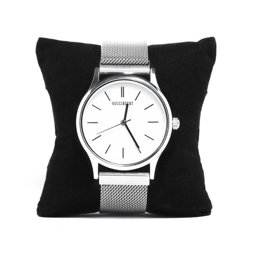 Silver Watch â€“ Classic Analog Design, Steel Strap, Perfect for Weddings or Casual Wear, Silver