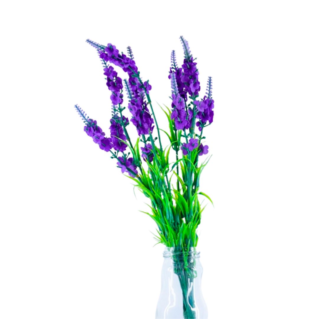 Qucciberry Artificial Spring Advent Lavender Flowers - Violet, Decorative Piece for Weddings, Table & Home Décor, Stylish and Long-Lasting, Unisex