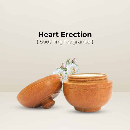 Natural Solid Body Wax Perfumes Heart Erection