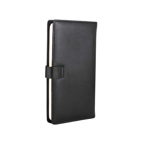 Prime A5 Journal Notebook with Premium Metal Pen | Customizable for Executives, Travelers & Special Occasions (Black, 192 Pages)