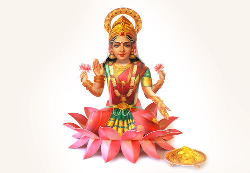 DIY Paper Craft Kit - Lakshmi, Fun Craft Kit, Ideal for Festival DÃ©cor, Creative DIY Project