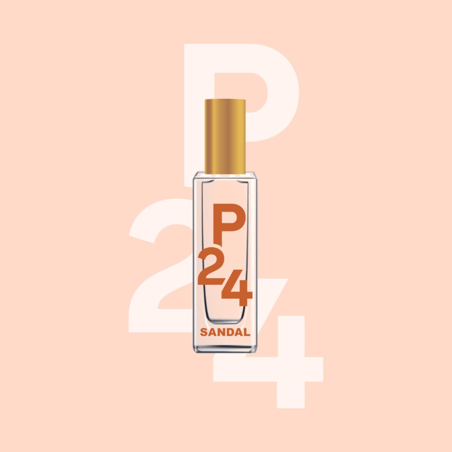 P24 Sandal Perfume for Men and Women, Warm and Woody Unisex Fragrance with Sandalwood and Spice, Serene Eau de Parfum, Timeless Scent Inspired by Nature, Perfect for Gifting (20ml)