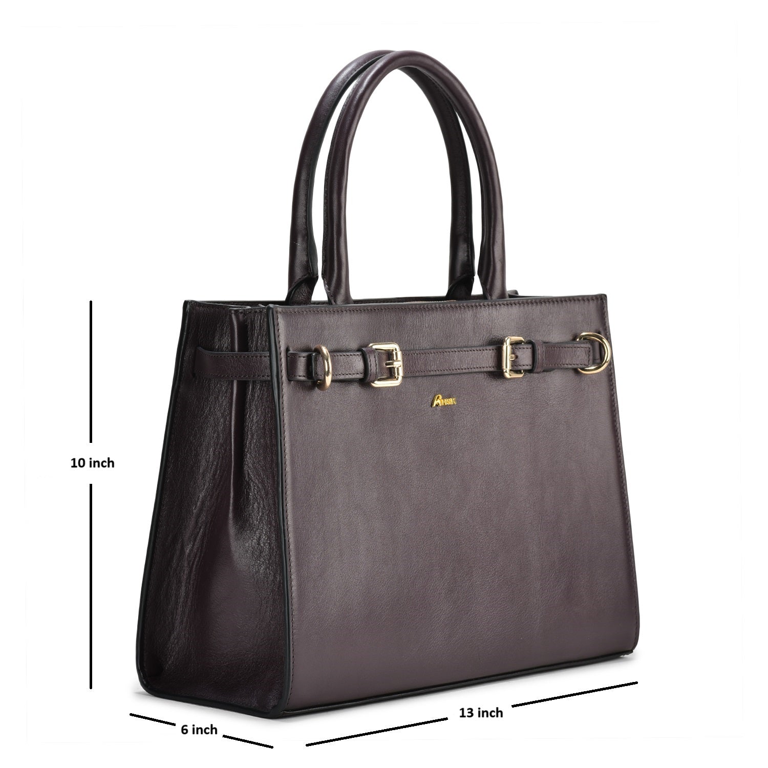 Marsella Grain Leather Tode Bag, Stylish Design, Durable Leather, Comfortable Handles, Ideal for Everyday Use