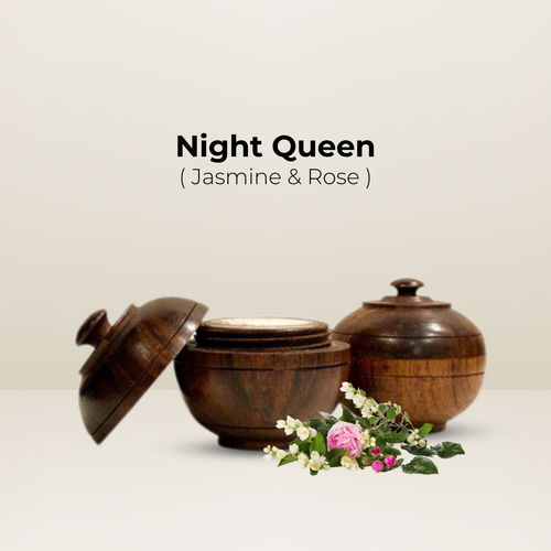 Night Queen Solid Perfume | Long-Lasting Perfume with Jasmine & Rose Notes