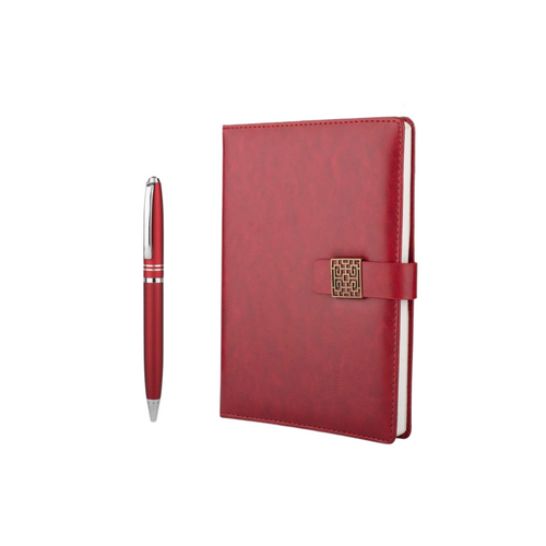 Sonny Corporate Combo Gift Box with A5 Notebook & Premium Pen |  Customizable 192-Page Journal for Corporate Gifting & Branding