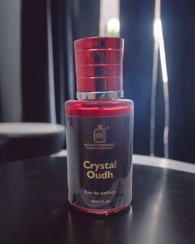 Crystal Oudh Perfume Spray, Long-lasting Fragrance, Luxurious Oudh Scent for Men & Women, Premium Attar-style Perfume, Authentic, Everyday Wear