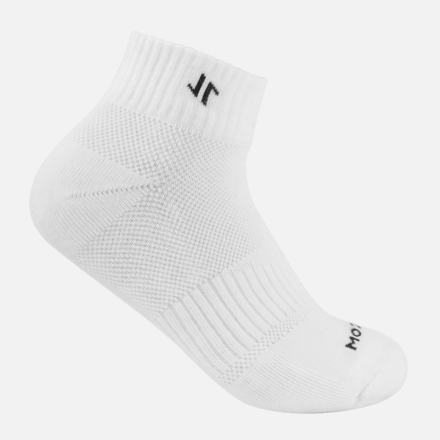 Ankle Unisex Sports Socks, Premium Cotton Blend, All-Day Comfort, Versatile Design, Ideal for Sports & Daily Wear (White)