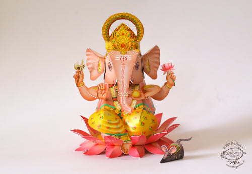 DIY Paper Craft Kit - Ganesha, Fun Craft Kit, Ideal for Festival DÃ©cor, Creative DIY Project