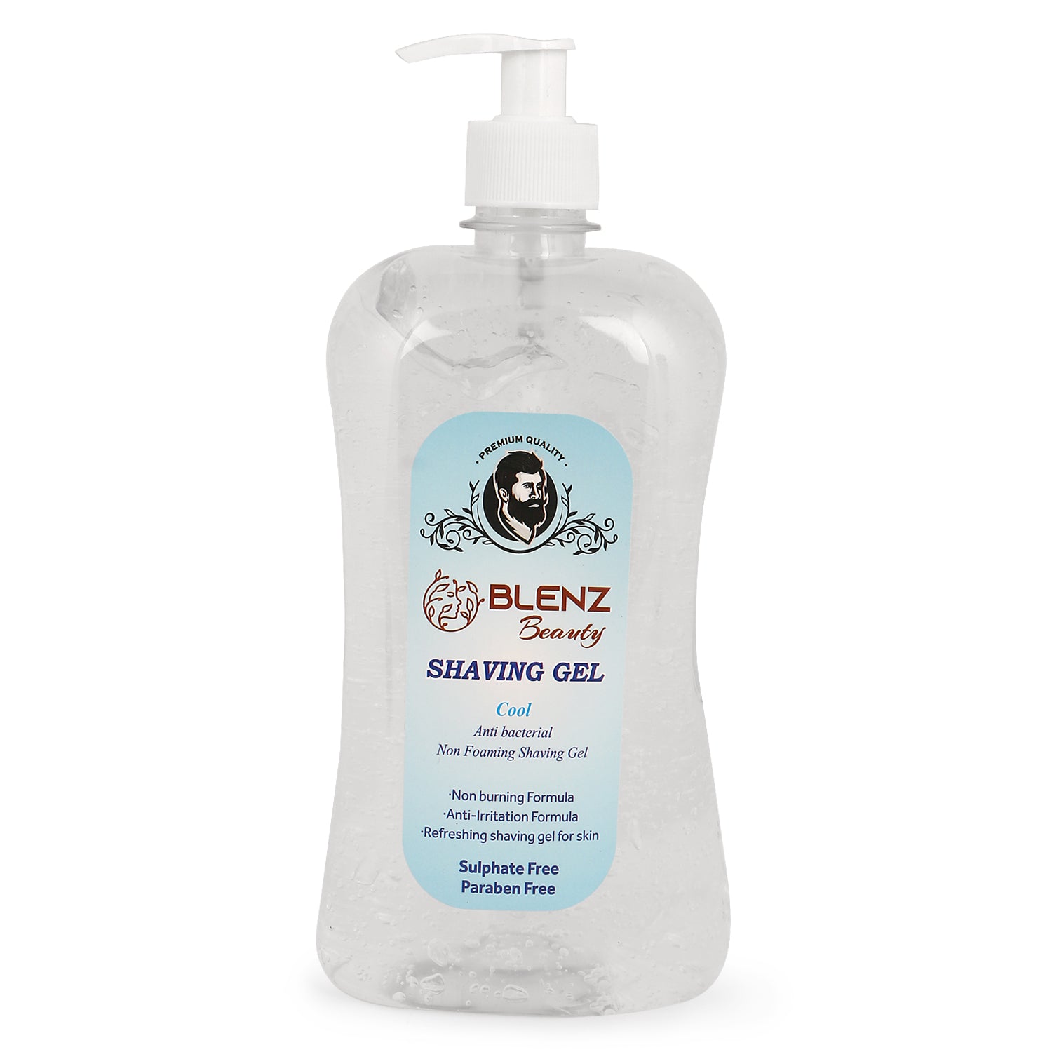 Refreshingly Smooth Shaving Gel for Men, Infused with Herbal Extracts, Ideal for All Skin Types (1L)