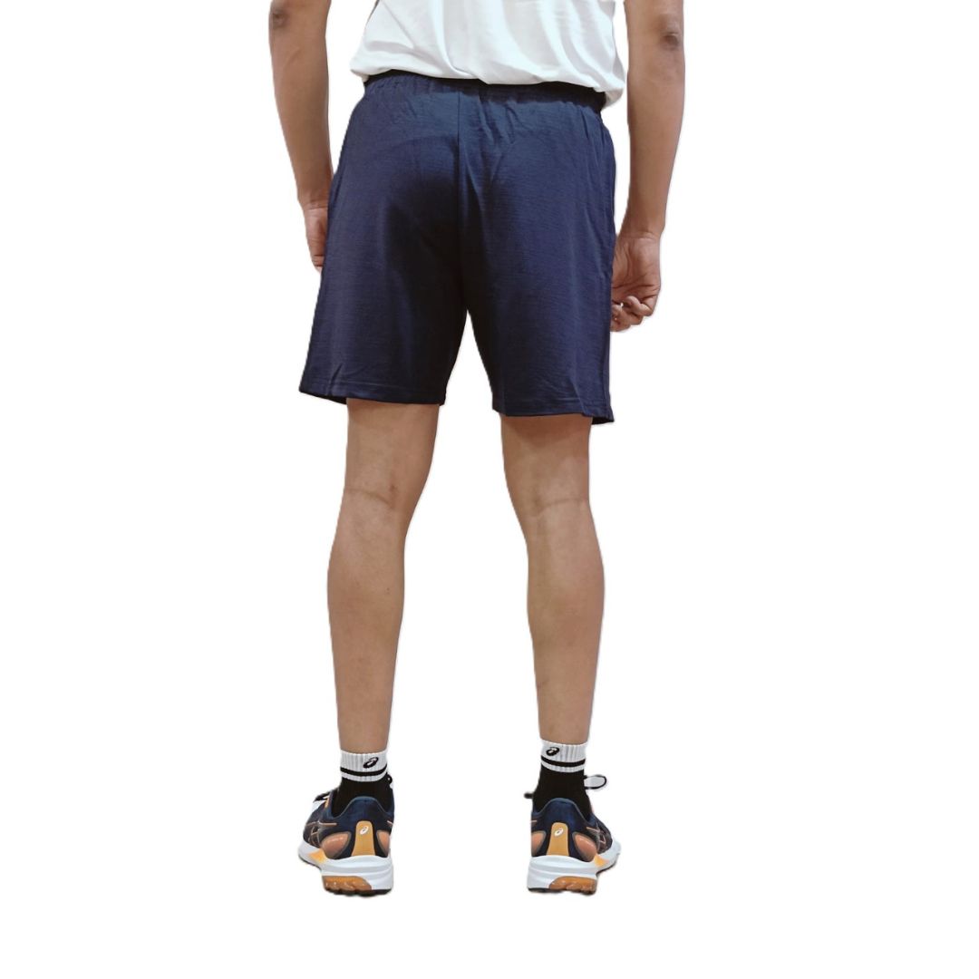 Dry-Melange Men's Shorts, Performance Activewear, Sweat-Resistant, Perfect for Running & Training (Blue)