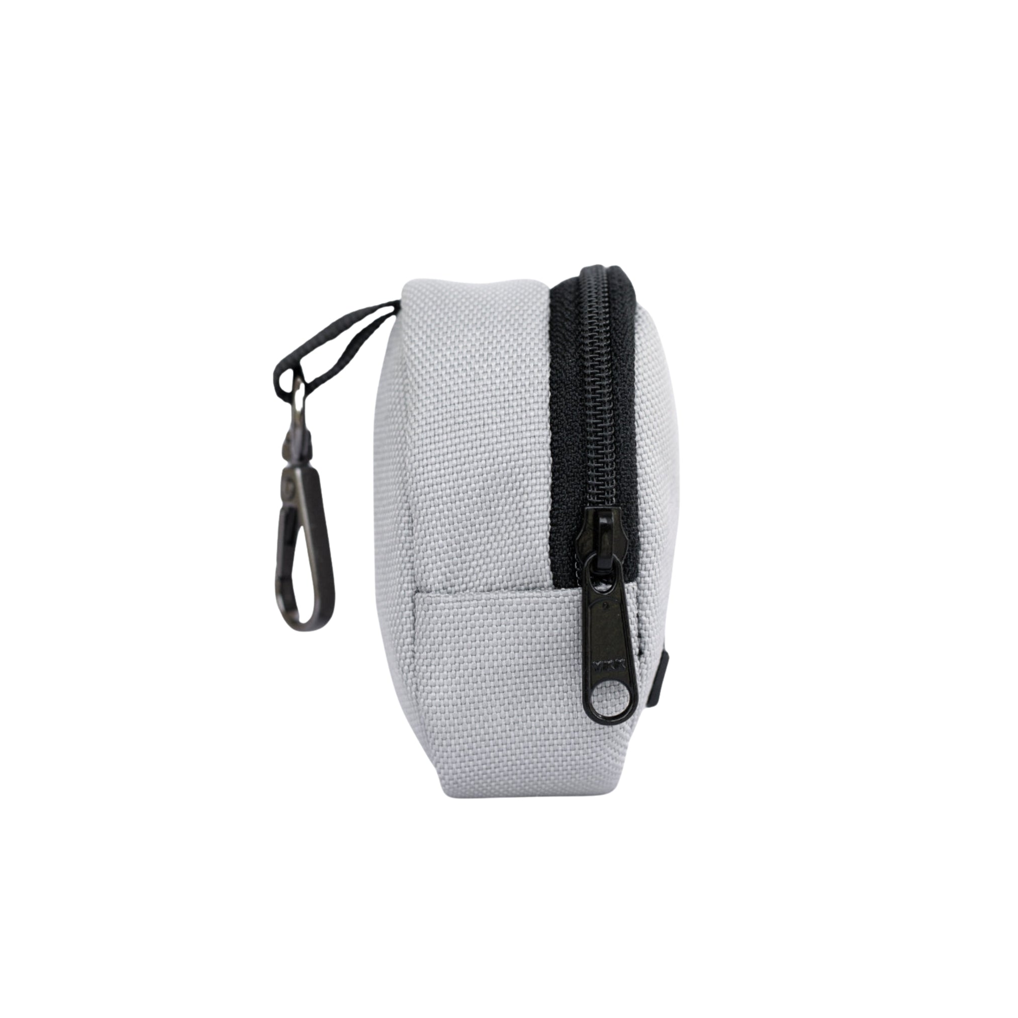 Pro Coin Pouch | Compact Coin Organizer with Zipper Closure and Detachable Hook | Mist Grey