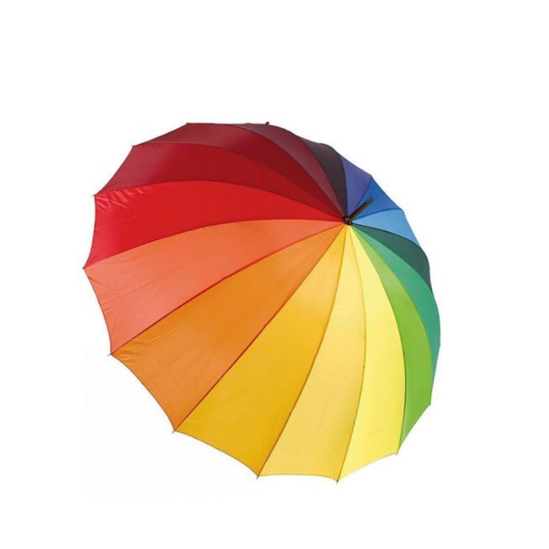 Rainbow Umbrella – Stylish, Durable, Steel Frame, Strong Ribs, Perfect for Stormy Days, Affordable, Keeps You Dry and Stylish