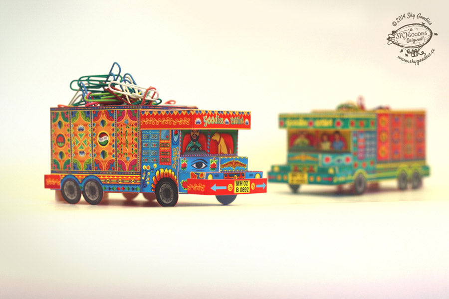 DIY Truck - BLUE, Craft Kit, Ideal for Home DÃ©cor, Fun and Creative DIY Project