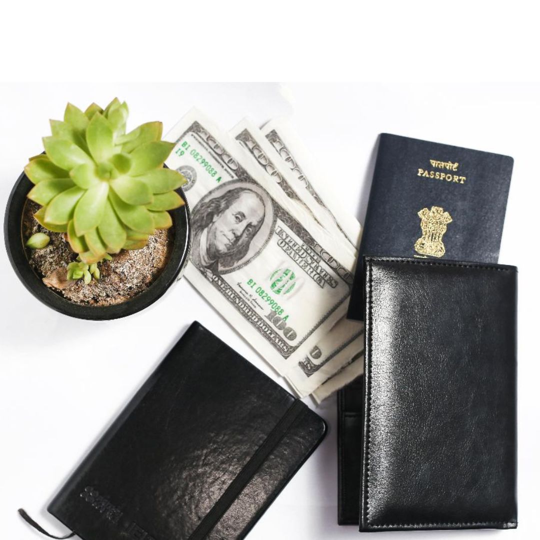 Document Wallet – Water-Resistant, Multi-Compartment, Stylish Passport and Card Holder, Perfect for Travel