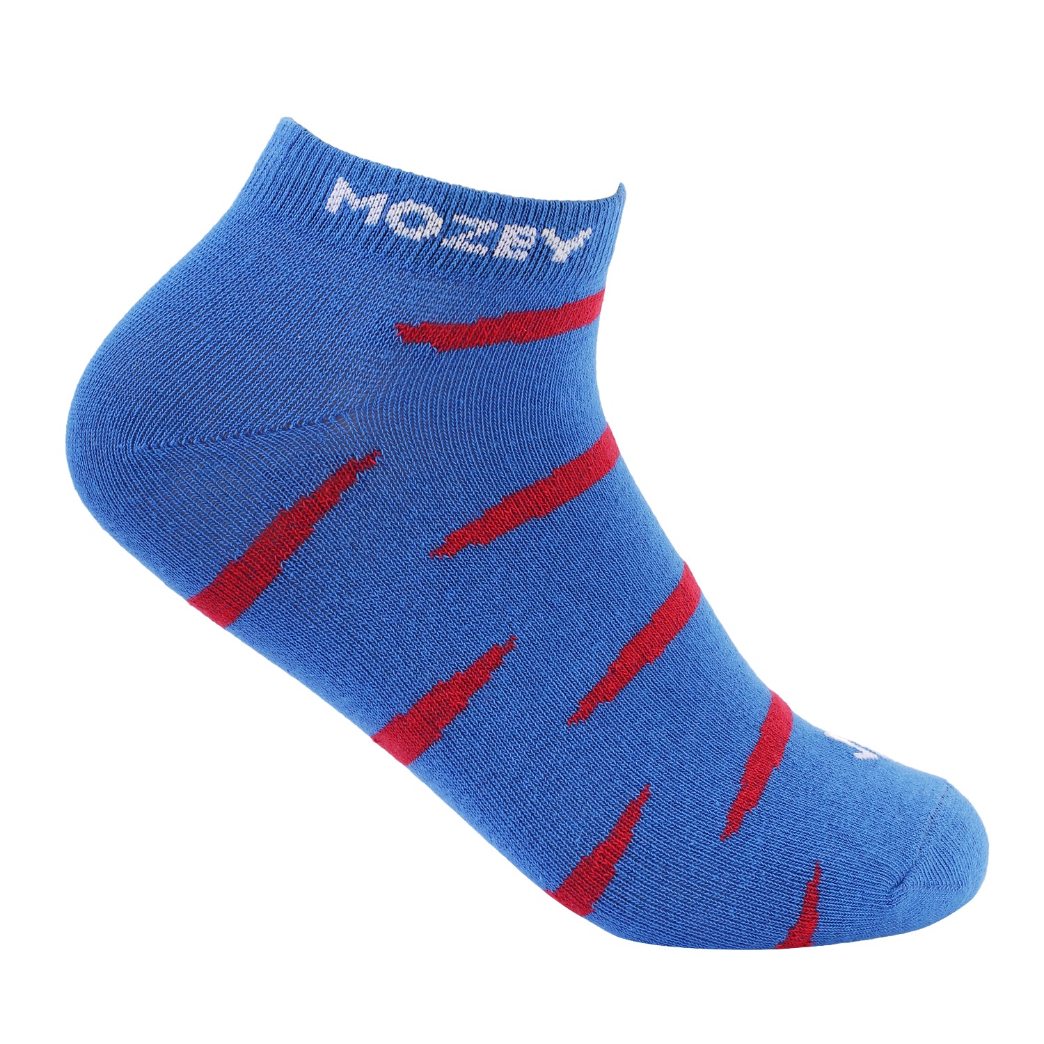 Ankle Multi-Color Unisex Socks, Premium Cotton Blend, Reinforced Heel & Toe, Lightweight & Breathable Design, Perfect For Everyday Comfort (Blue/Fuchsia)