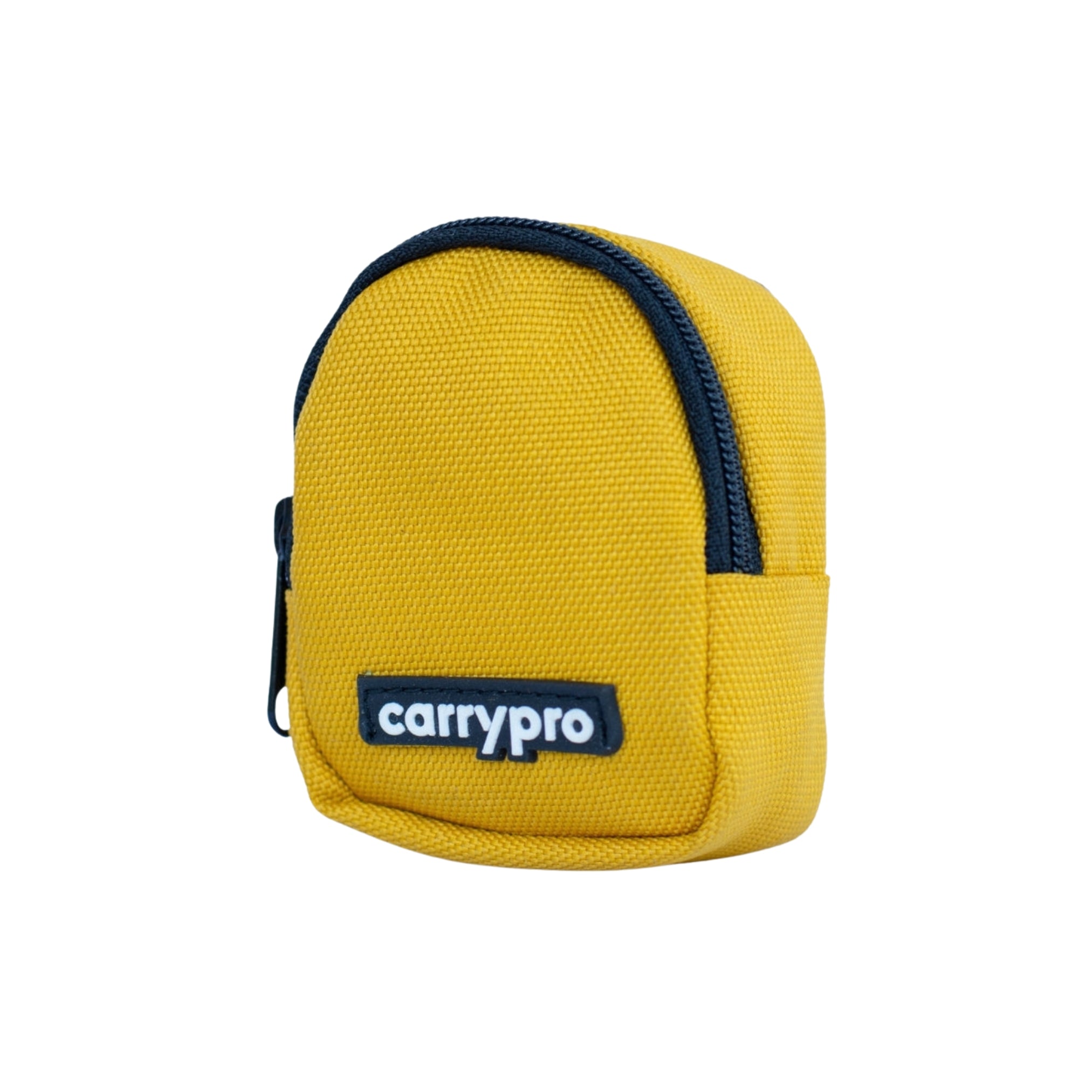 Pro Coin Pouch | Compact Coin Organizer with Zipper Closure and Detachable Hook | Yellow